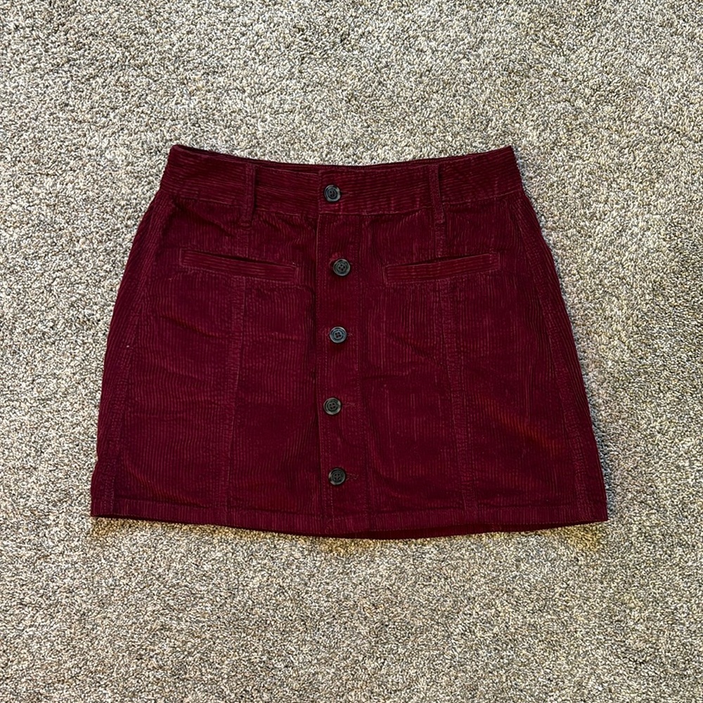 American Eagle high rise a-line skirt; size 2